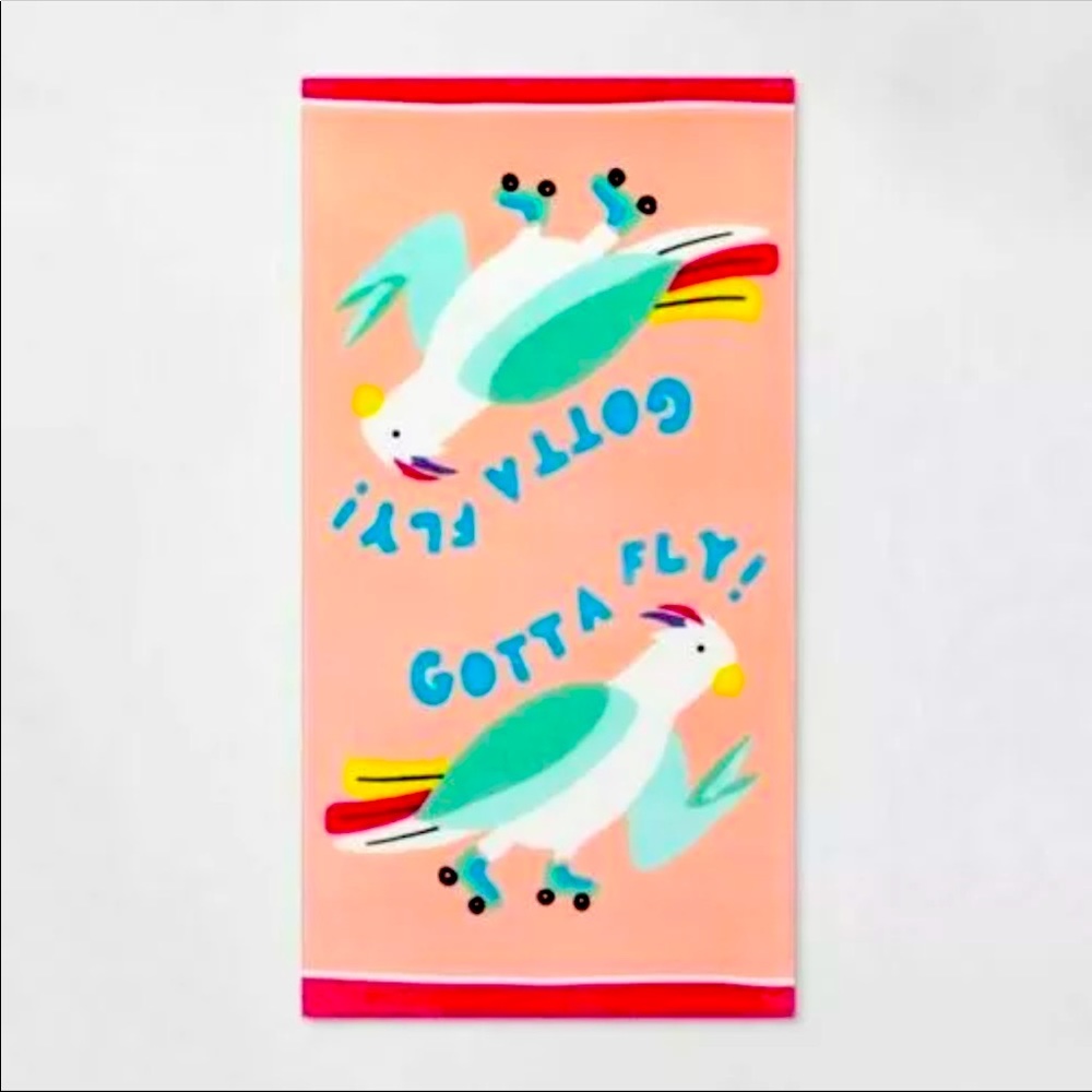 🏖️ Beach Towel Gotta Fly Cockatoo Fun Pool Towel